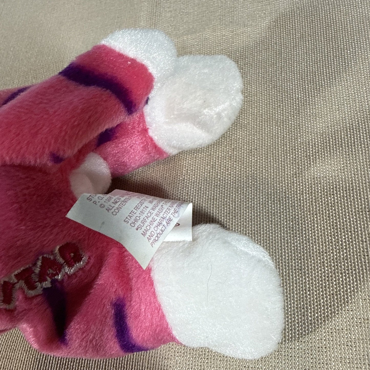Vintage 1998 Lisa Frank Twinkle Star Pink Cat Bean Buddy NWT Rare Plush