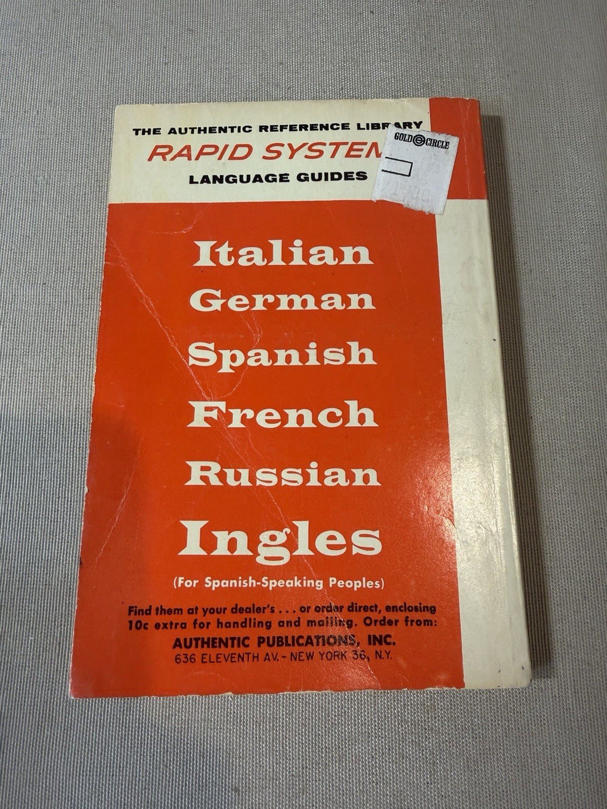 Vintage 1963 Learn to Speak Russian Without a Teacher G Bronsky Language Booklet