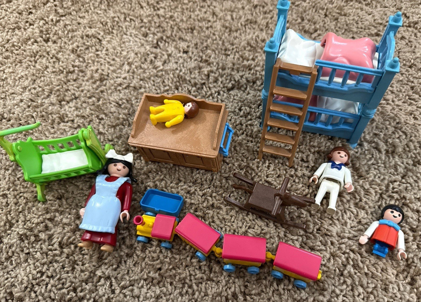 Vintage Playmobil 5300 Victorian Mansion 98% Complete+ 9 Partial Sets with Box