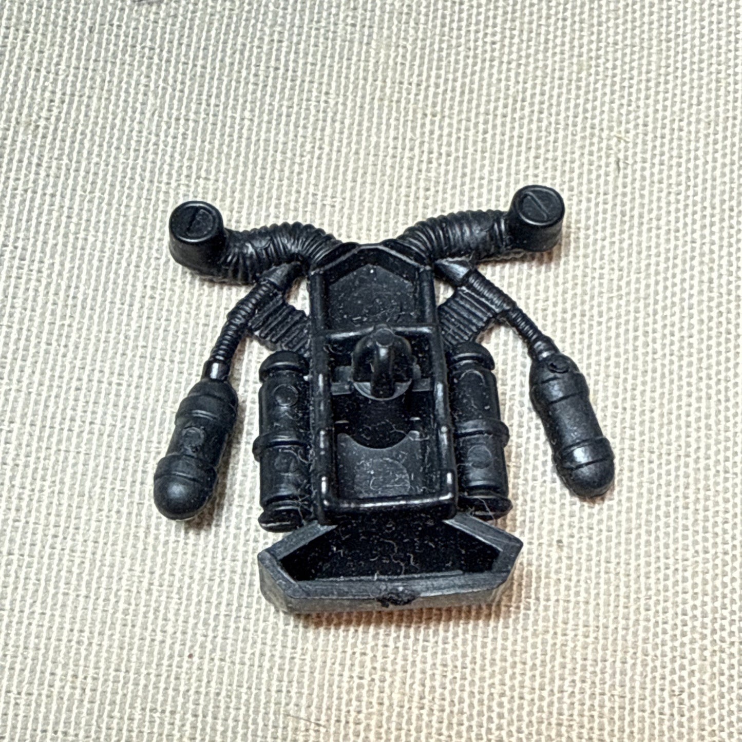 Vintage 1988 GI Joe Cobra Toxo Viper Backpack Rifle Gear Hasbro ARAH Accessories