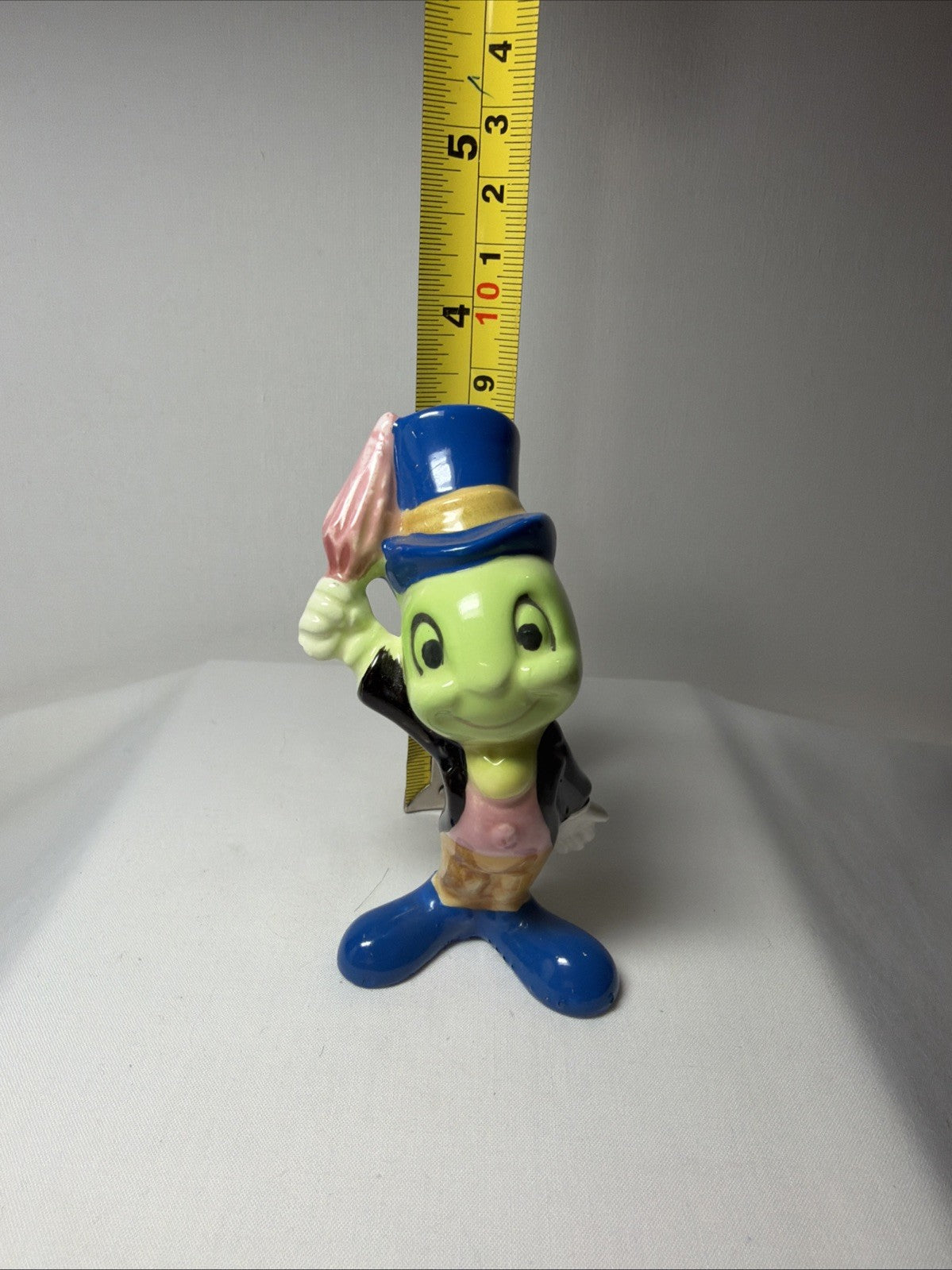 Jiminy Cricket Porcelain Figure Disney Japan Vintage