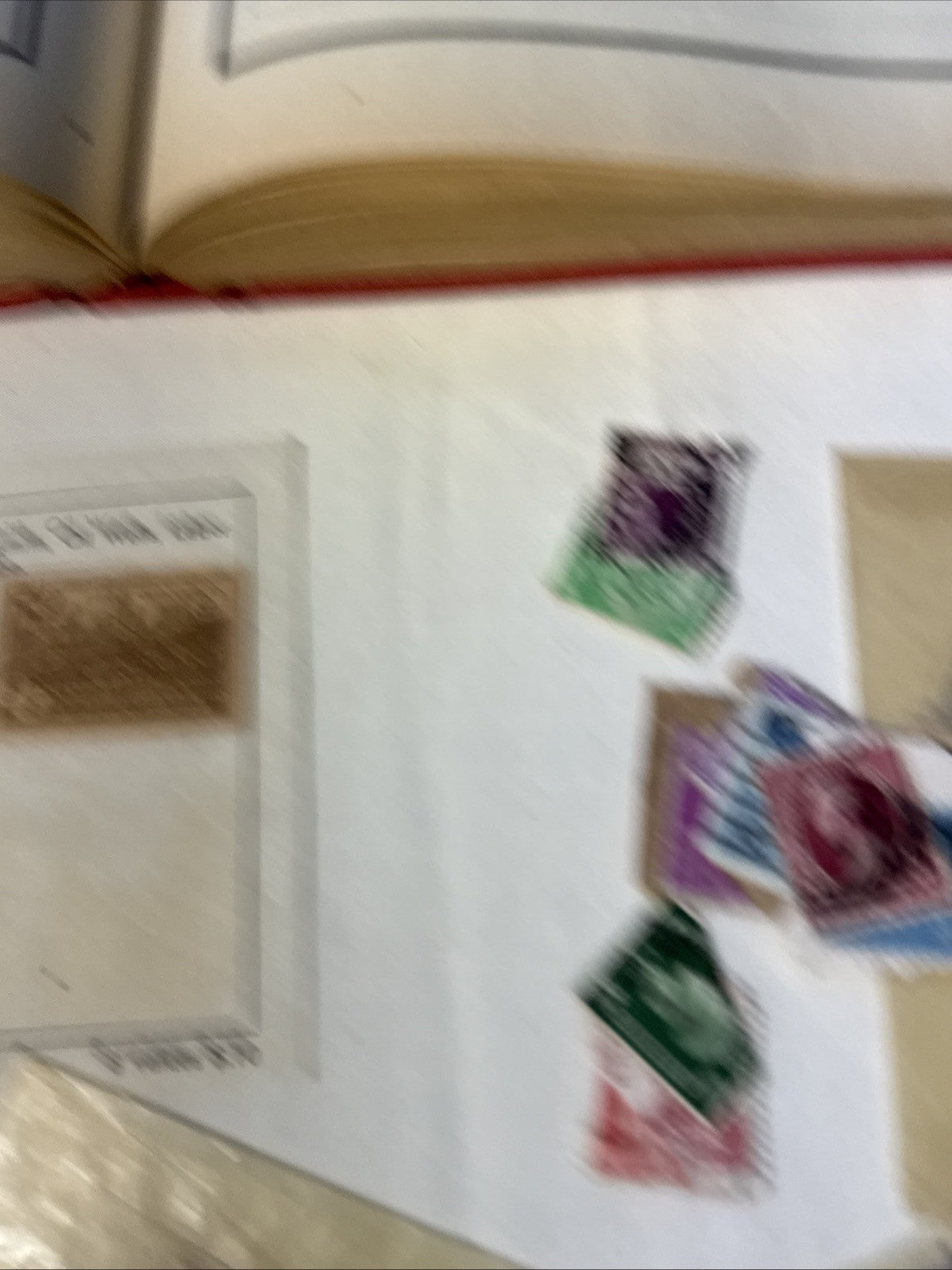 Modern Postage Stamp Album US World Stamps 1940s Collection Plus Loose Stamps