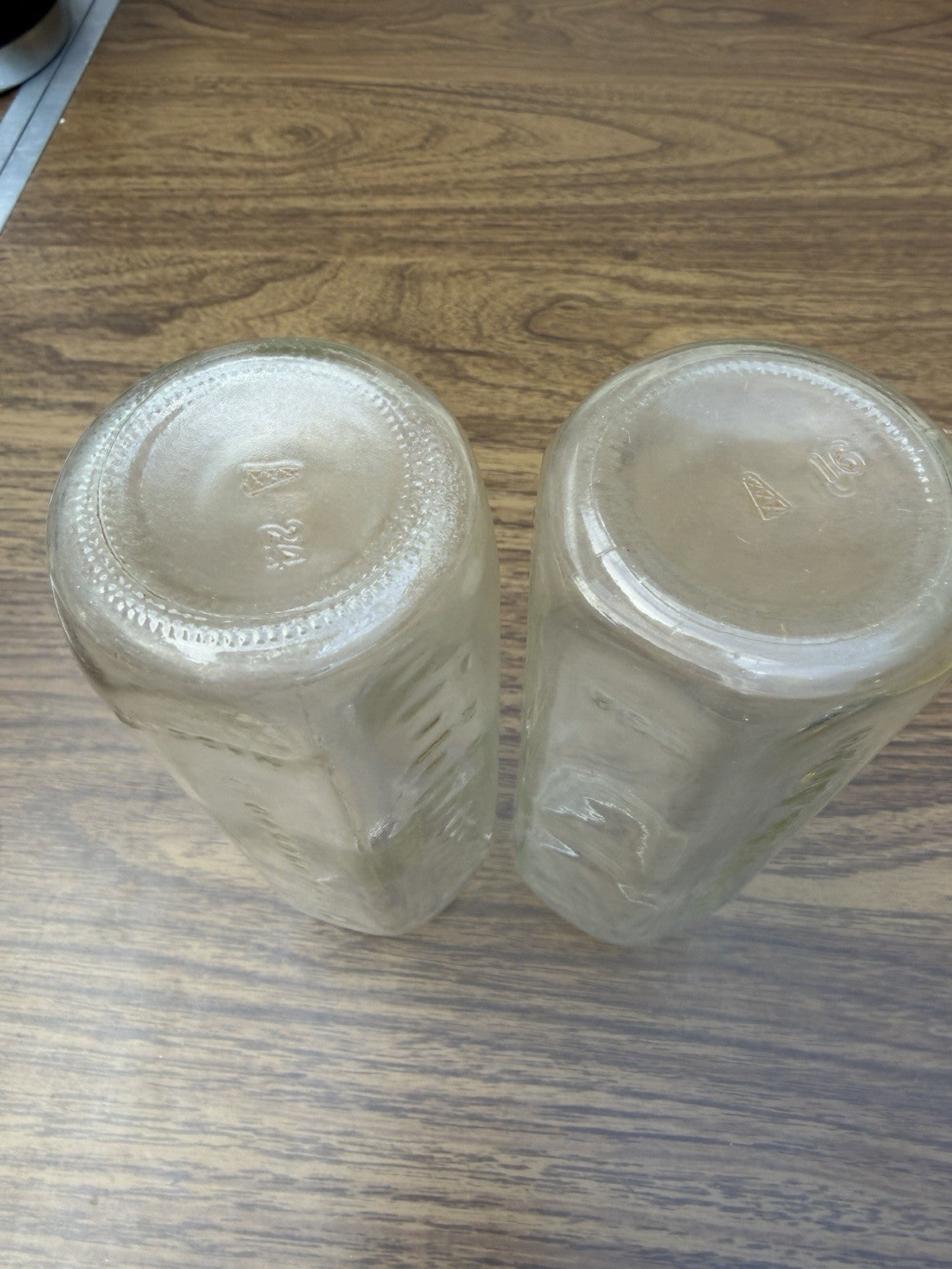 Vintage Evenflo Glass Baby Bottle Lot 6 Clear Nursing Bottles 4oz 8oz