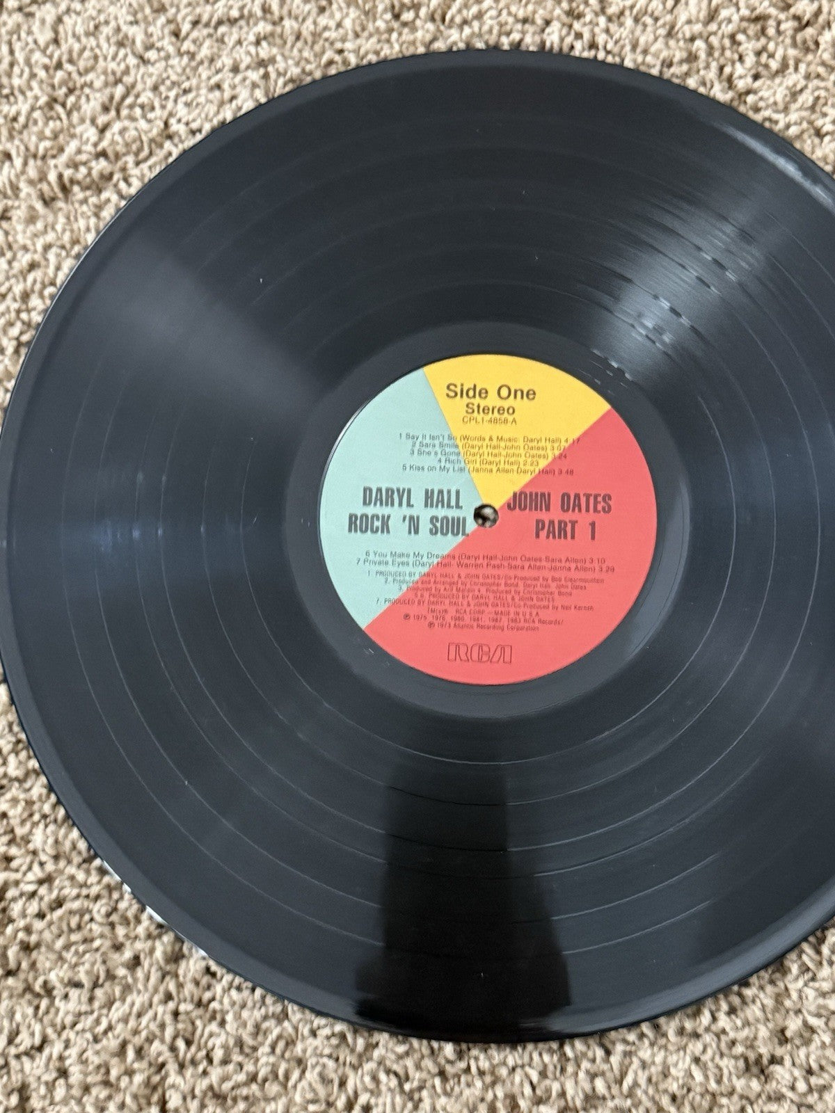 Hall Oates Vinyl LP Lot 3 Live Apollo Big Bam Boom Rock N Soul Part 1 RCA Rock