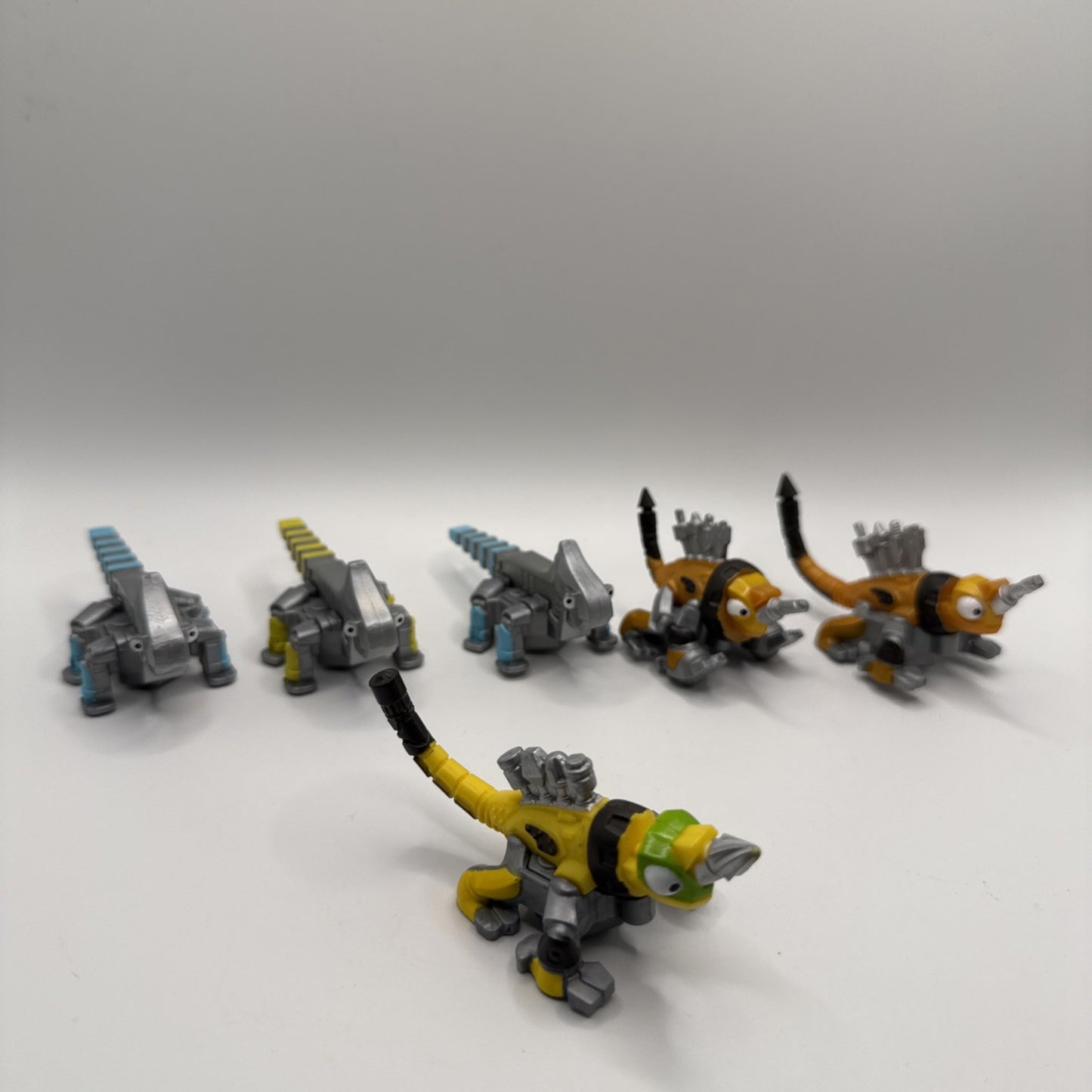 2016 Dinotrux Hero Maintenance Crew Retool Rollers Lot Of 6 Mattel Netflix