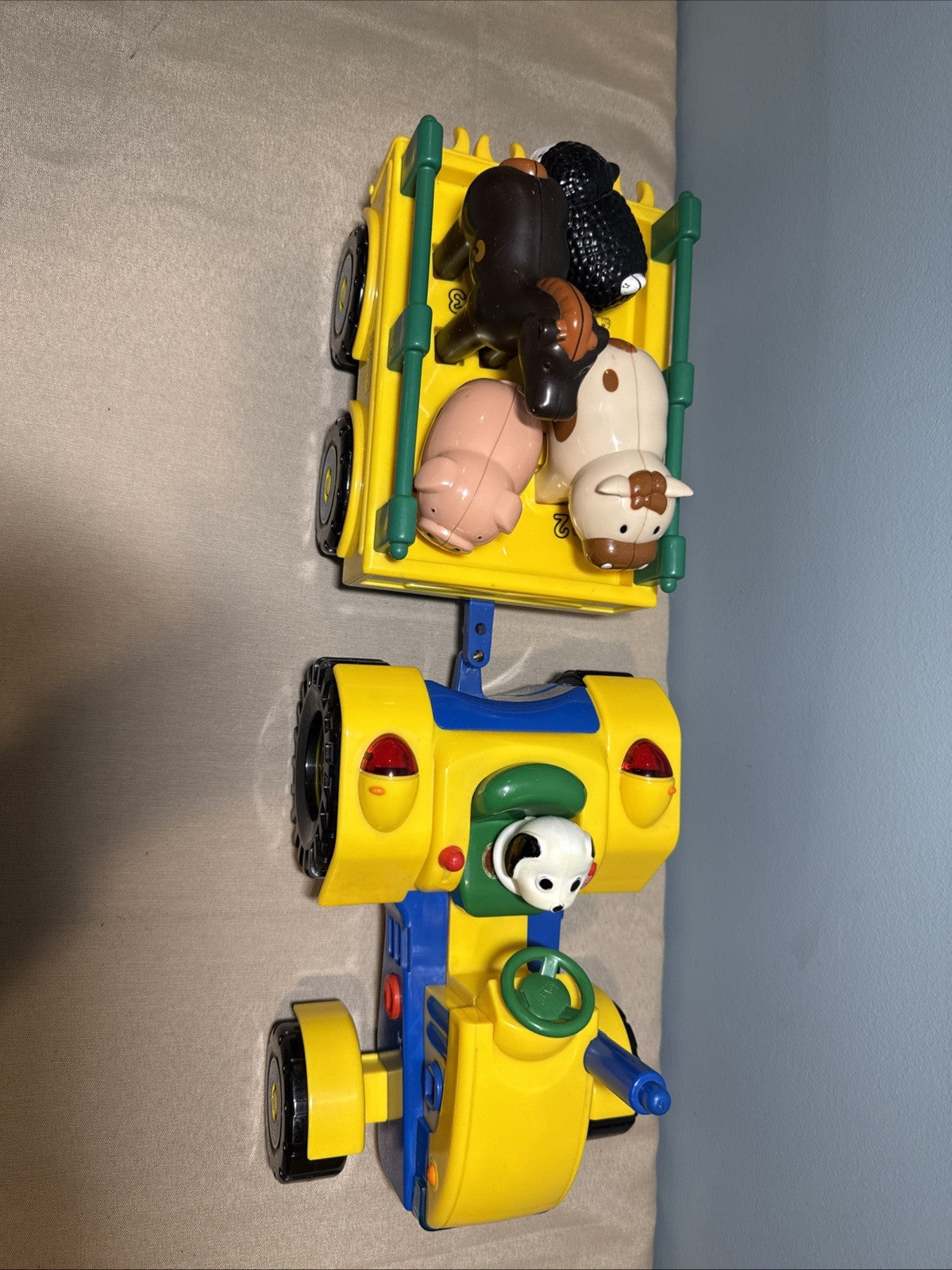 Vintage BAO Baobab Talking Farm Tractor Trailer Toy Vehicle Set - No Keys