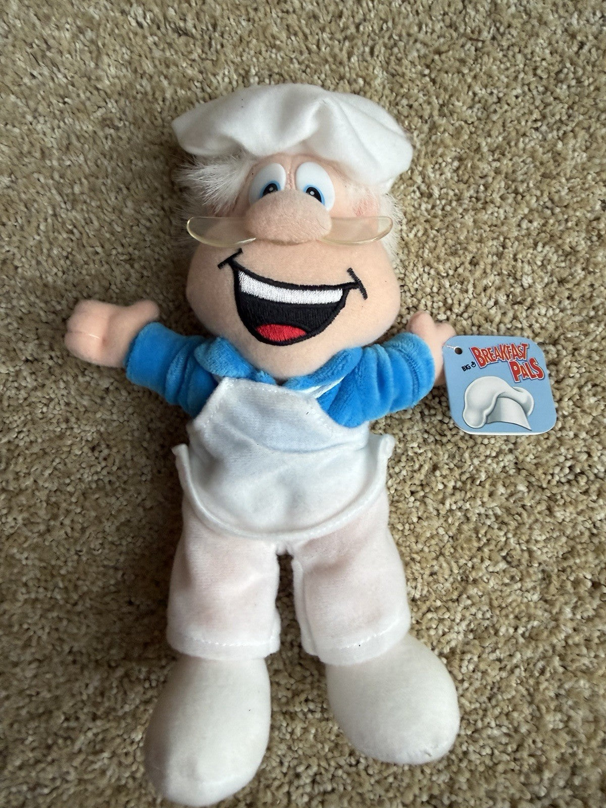 Vintage 1990s General Mills Breakfast Pals Plush Set 5 Cereal Mascots Toys NWT