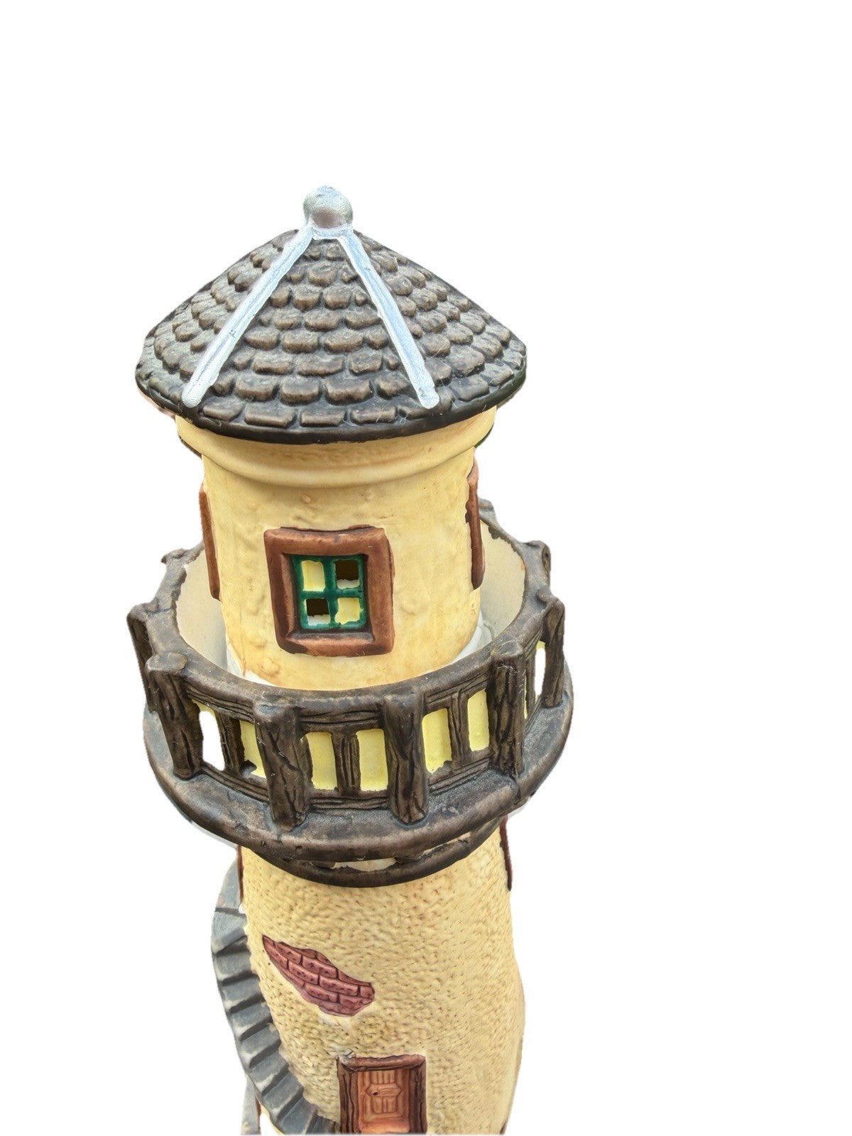 Dickens Collectables Victorian Lighthouse 1998 Lighted Christmas Village