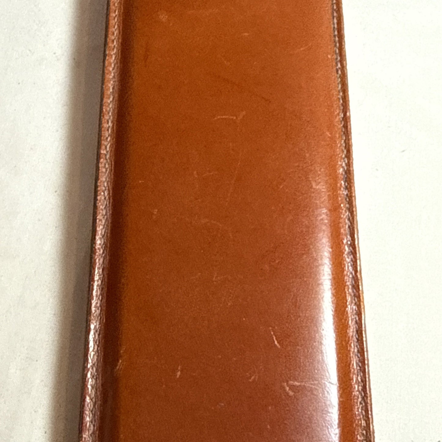 Vintage Pickett 12 Inch Metal Slide Rule Eye Saver Yellow Embossed Leather Case