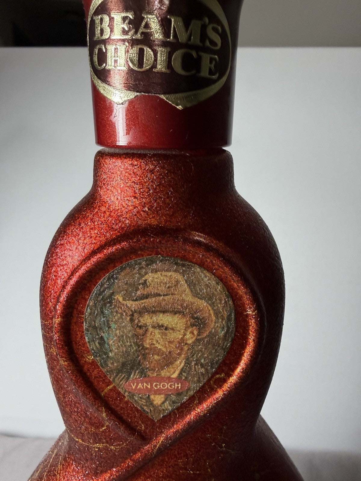 Jim Beam Whiskey Decanter Van Gogh Old Peasant Bottle Empty