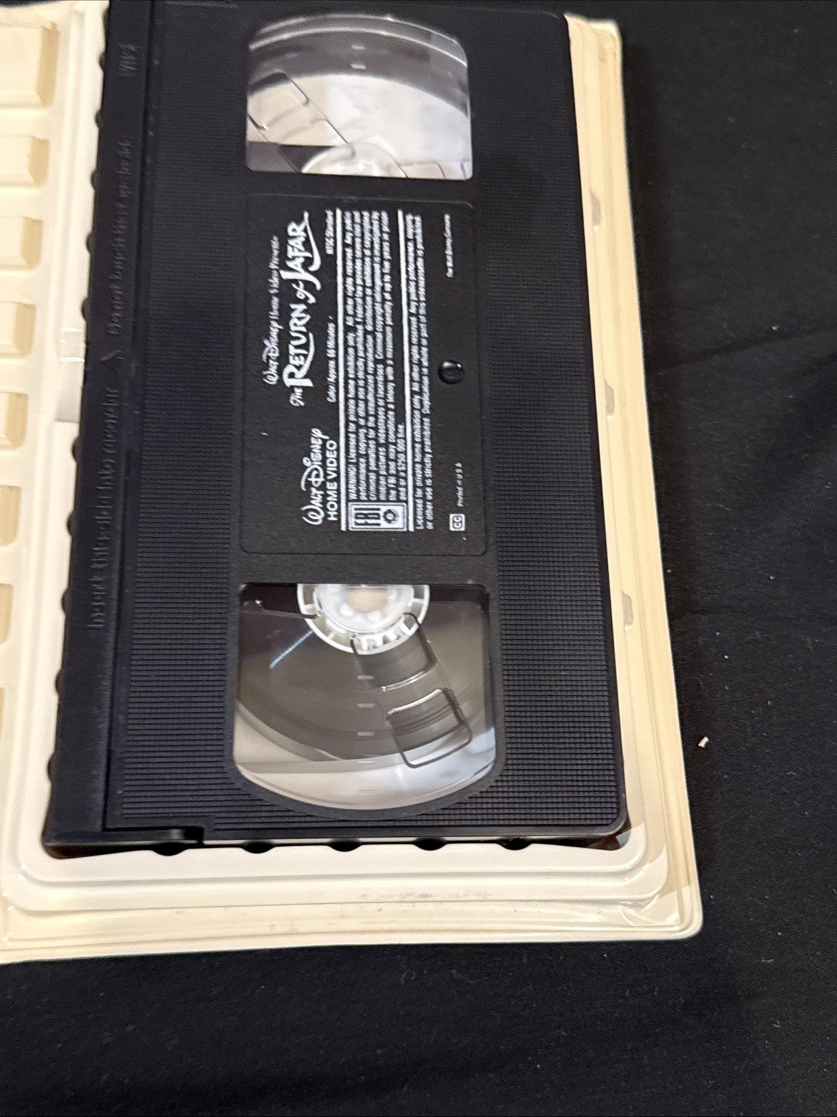 Disney Aladdin VHS Lot Return of Jafar Animated Movie Tapes