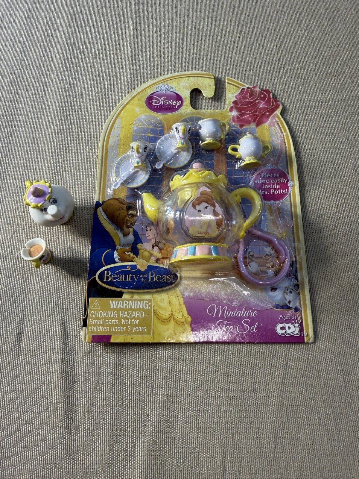 Disney Beauty Beast Comics Figures McDonalds Tea Set Vintage Toy Collection Lot