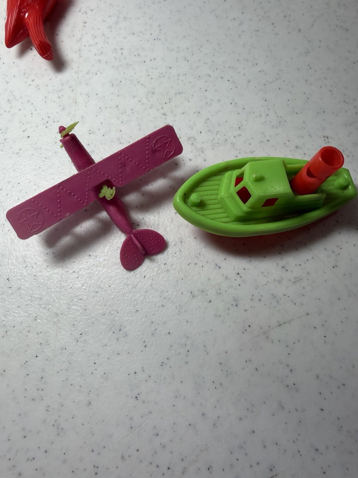 Vintage Plastic Toy Lot Cracker Jack Cereal Premiums Ramp Walker Pocket Game