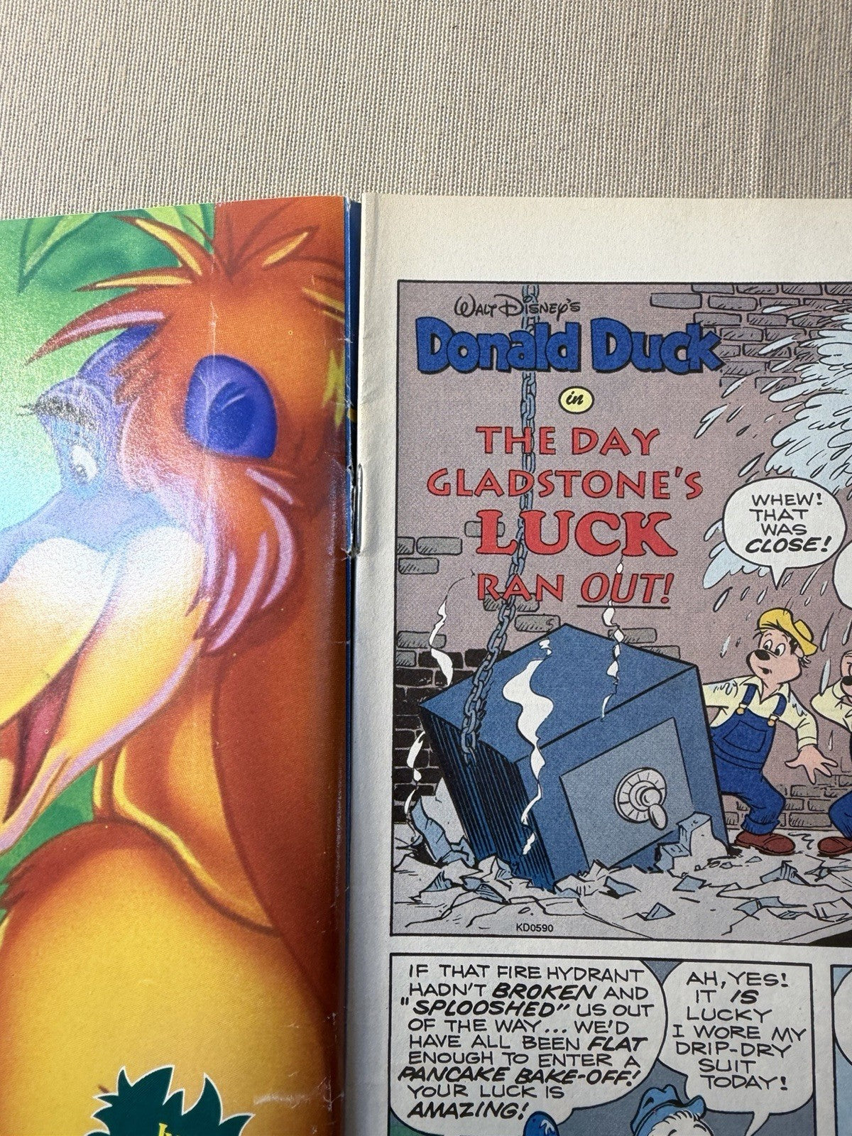 Vintage Disney Uncle Scrooge Donald Duck Comics Figure Playing Cards Mixed Lot