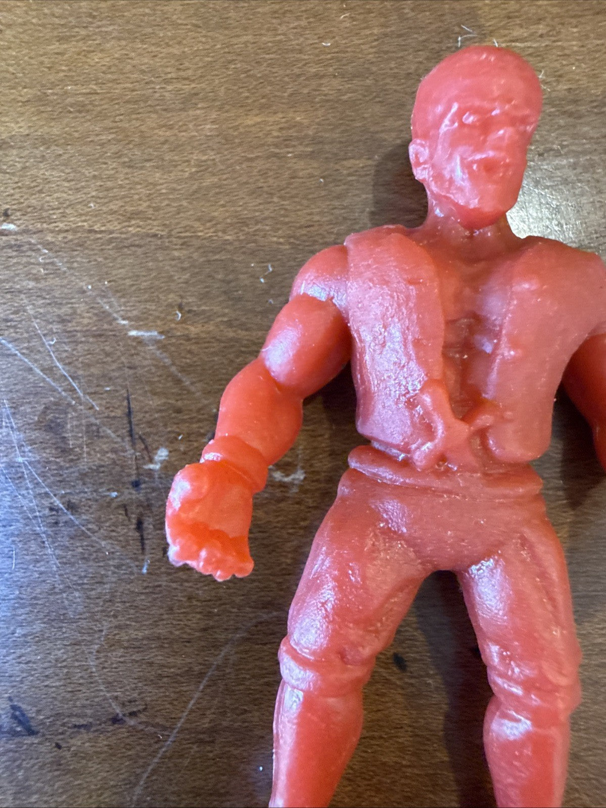 Vintage MPC Pirates Red Plastic Figures Lot of 2 Toy Soldiers