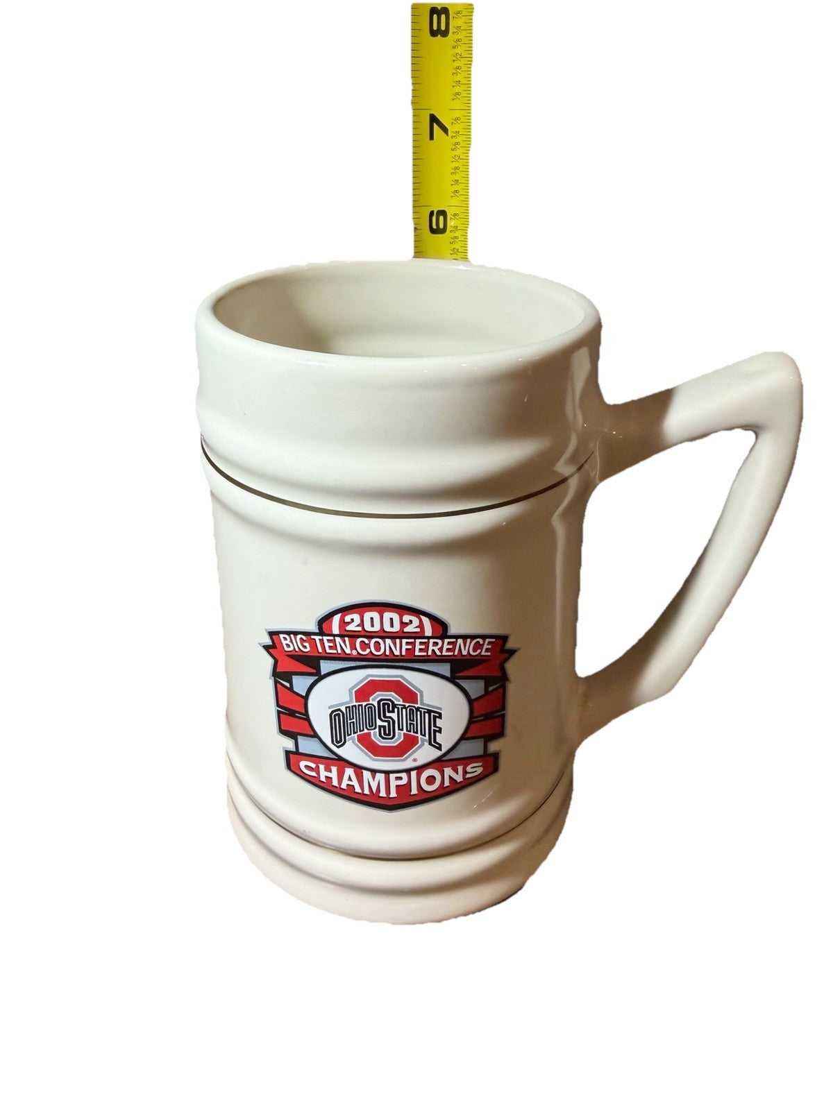 Ohio State Buckeyes 2002 Big Ten Champions Beer Stein Mug 24 Oz