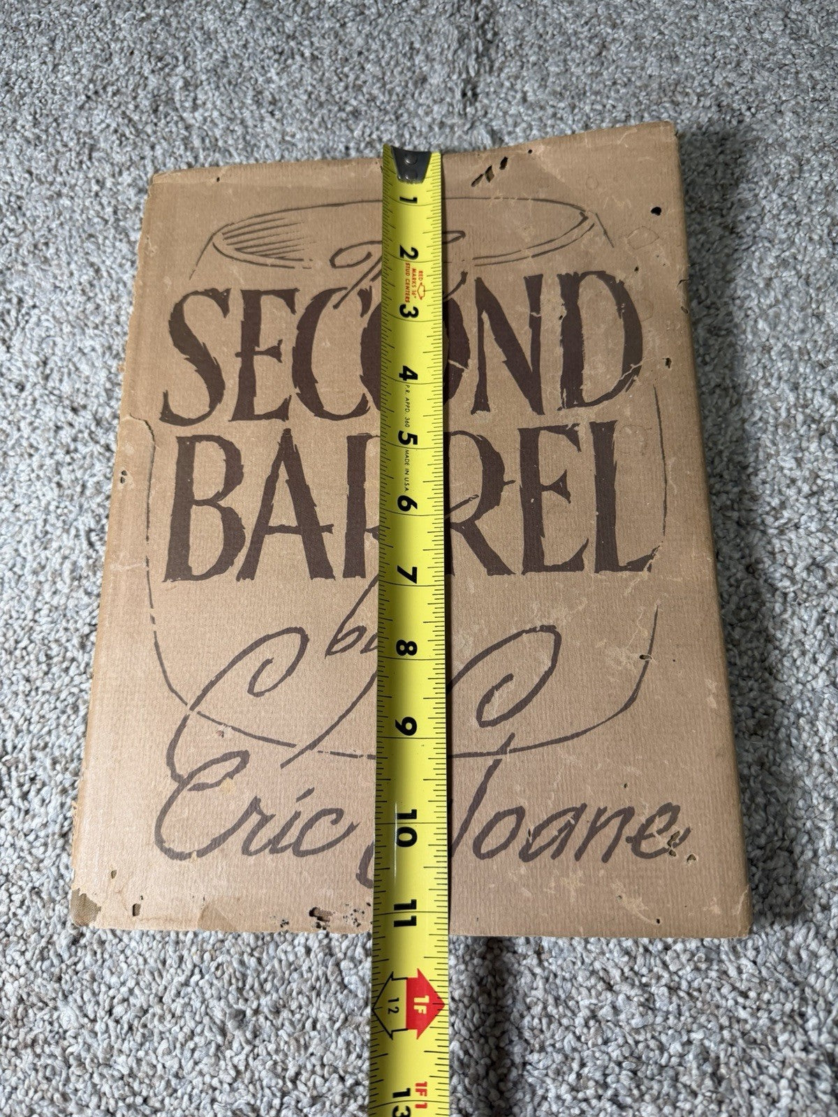 Vintage Eric Sloane The Second Barrel 1969 First Edition HC DJ Great Drawings
