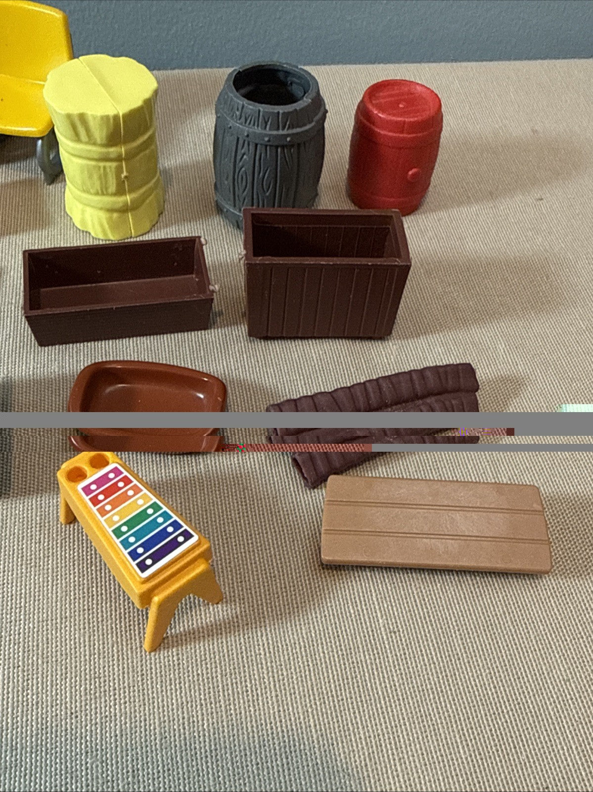 Vintage Playmobil Accessories Lot 100+ Pieces Weapons Tools Furniture Animal