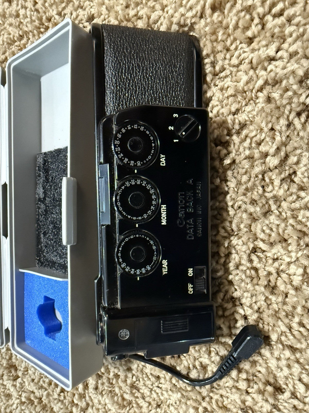 Canon AE-1 Program 35mm Film Camera Kit 50mm Lens Working with vintage case