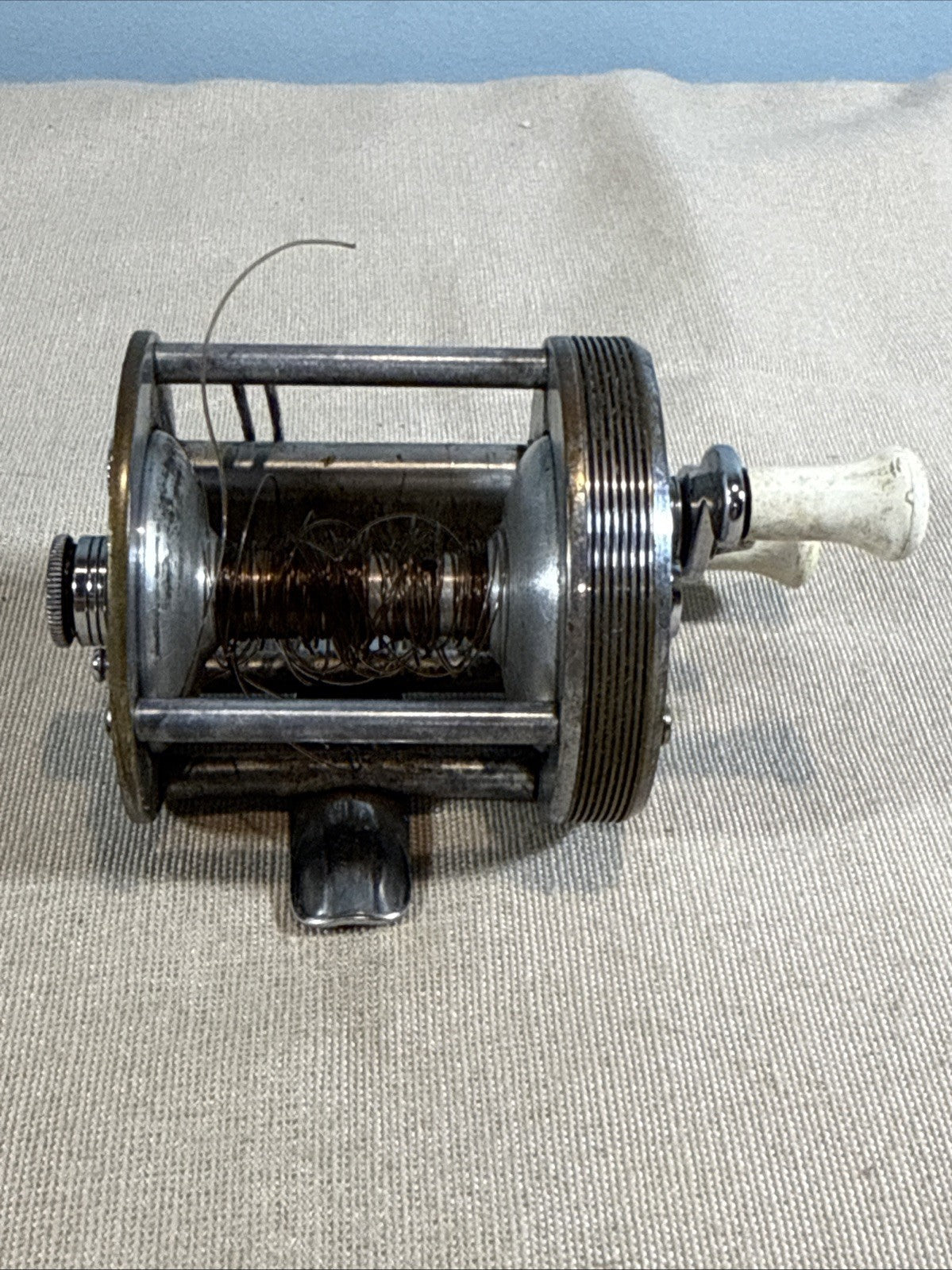 Vintage JC Higgins 53731010 Fishing Reel Made USA Metal Reel