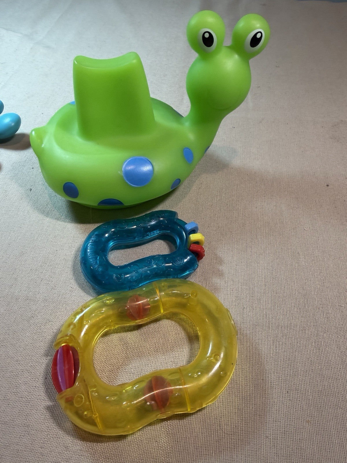 Bath Toy Lot Munchkin Boon Sassy Snail Stacker Fishing Ring Toss
