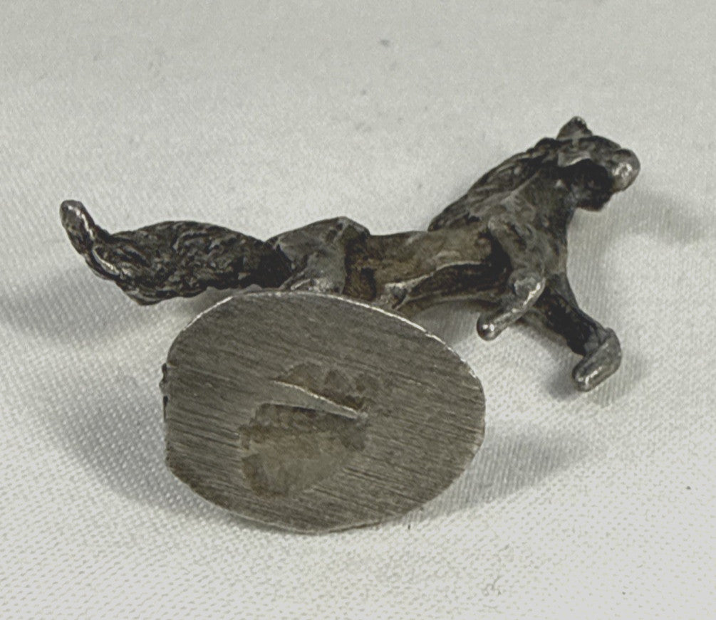 Micro Mini Pewter Model Horse Figurine 1.5 inch Must Have Horse Collectible