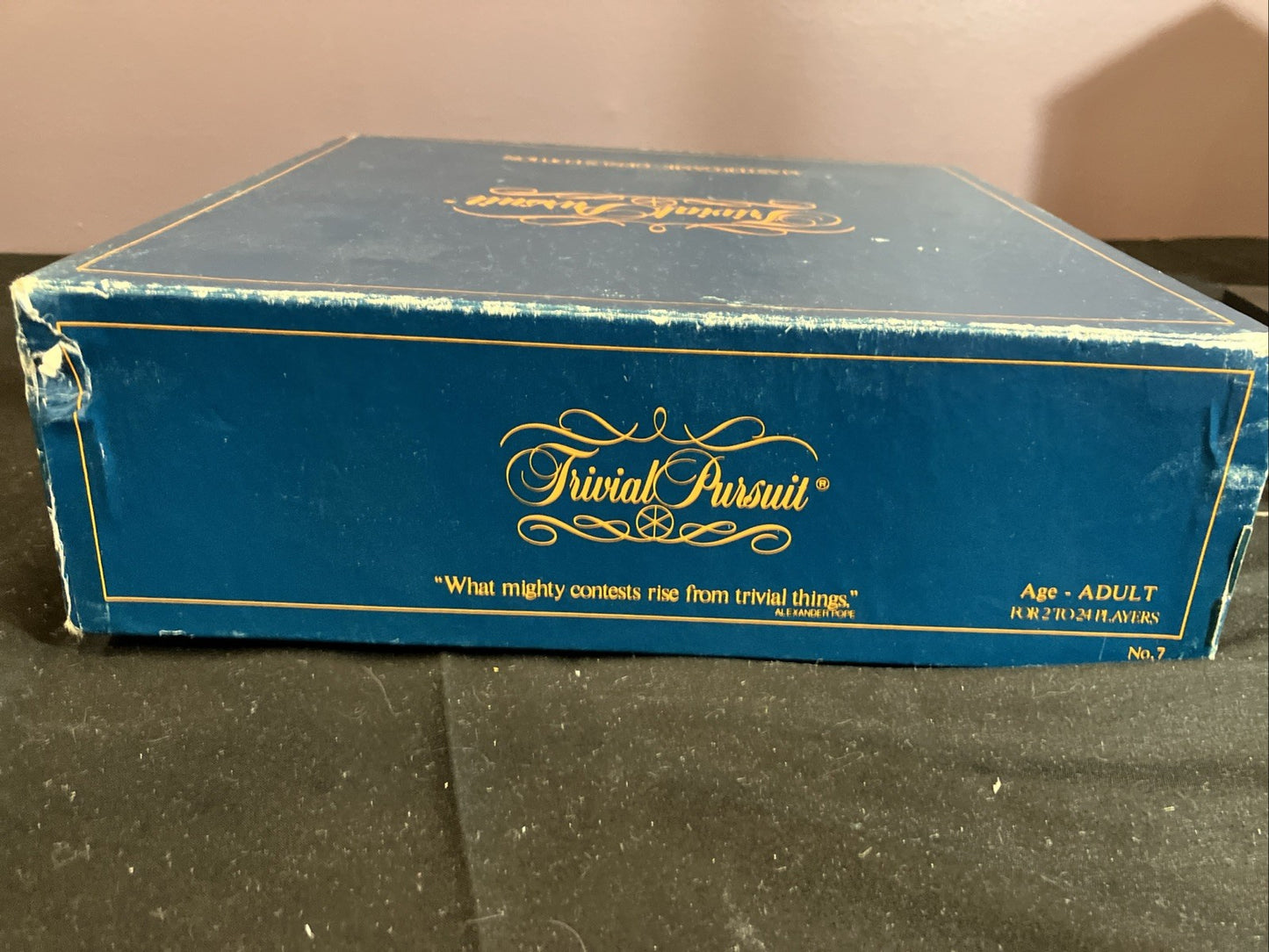 Vintage 1981 Trivial Pursuit Genius Edition Board Game Master Set