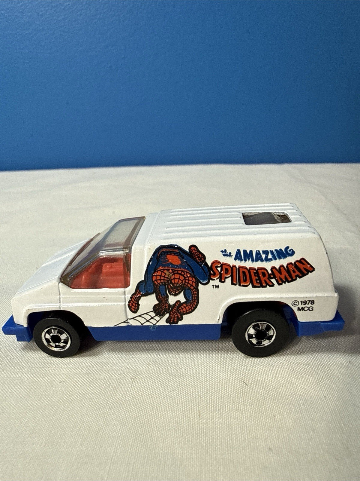 Vintage 1978 Hot Wheels Scene Machines Spider-Man Van No 2852 Marvel Mattel