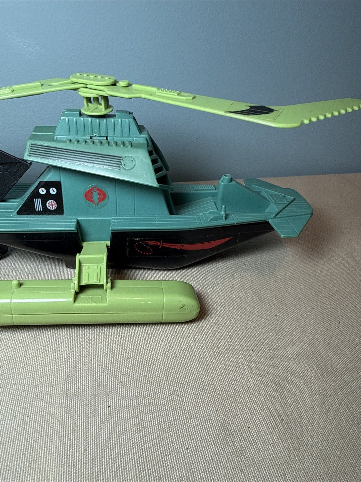 Vintage 1986 GI Joe Cobra Swampfire Vehicle Hasbro ARAH Original Incomplete
