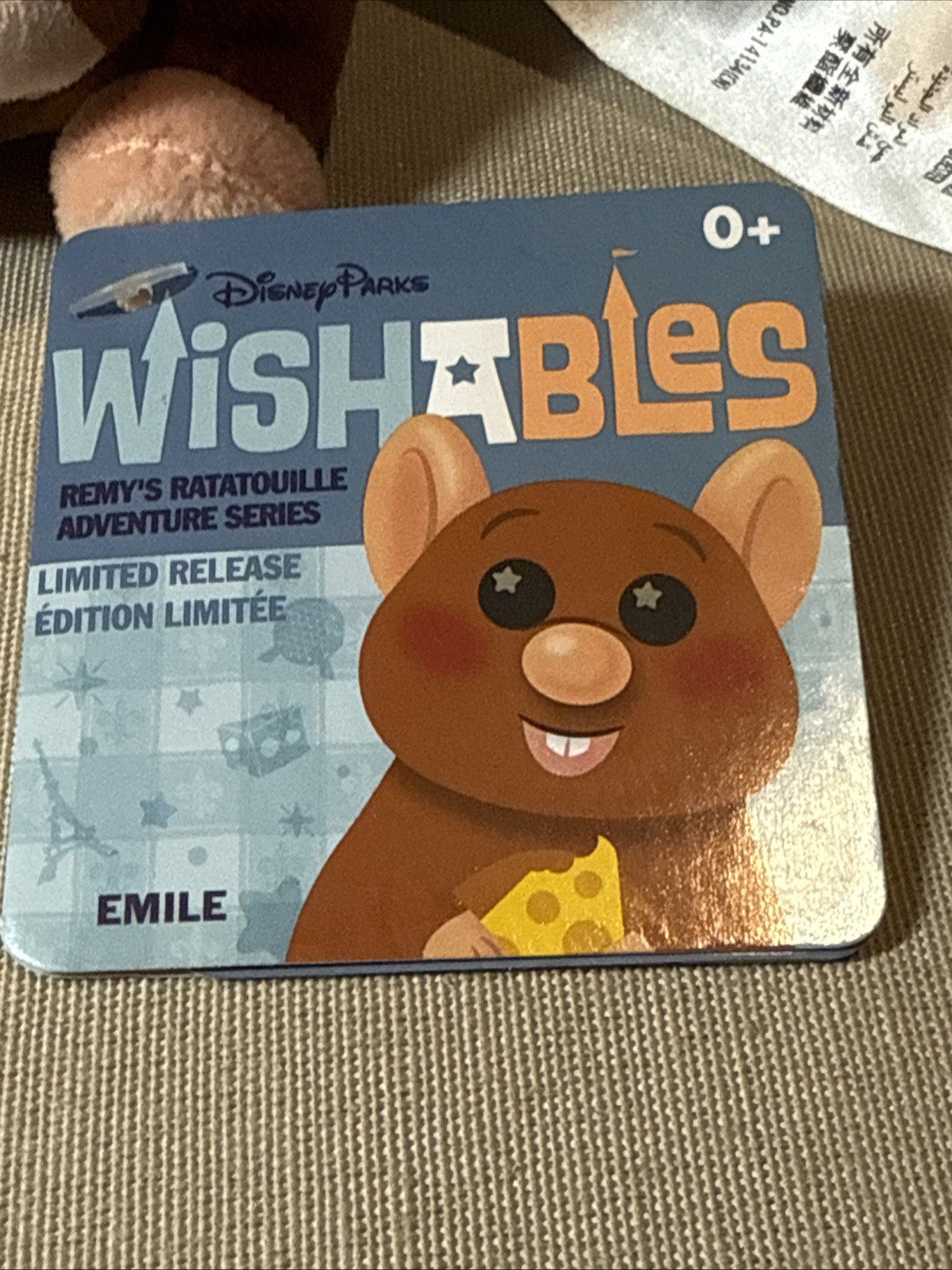 Disney Parks Ratatouille Wishables Emile Plush Remys Ratatouille Adventure