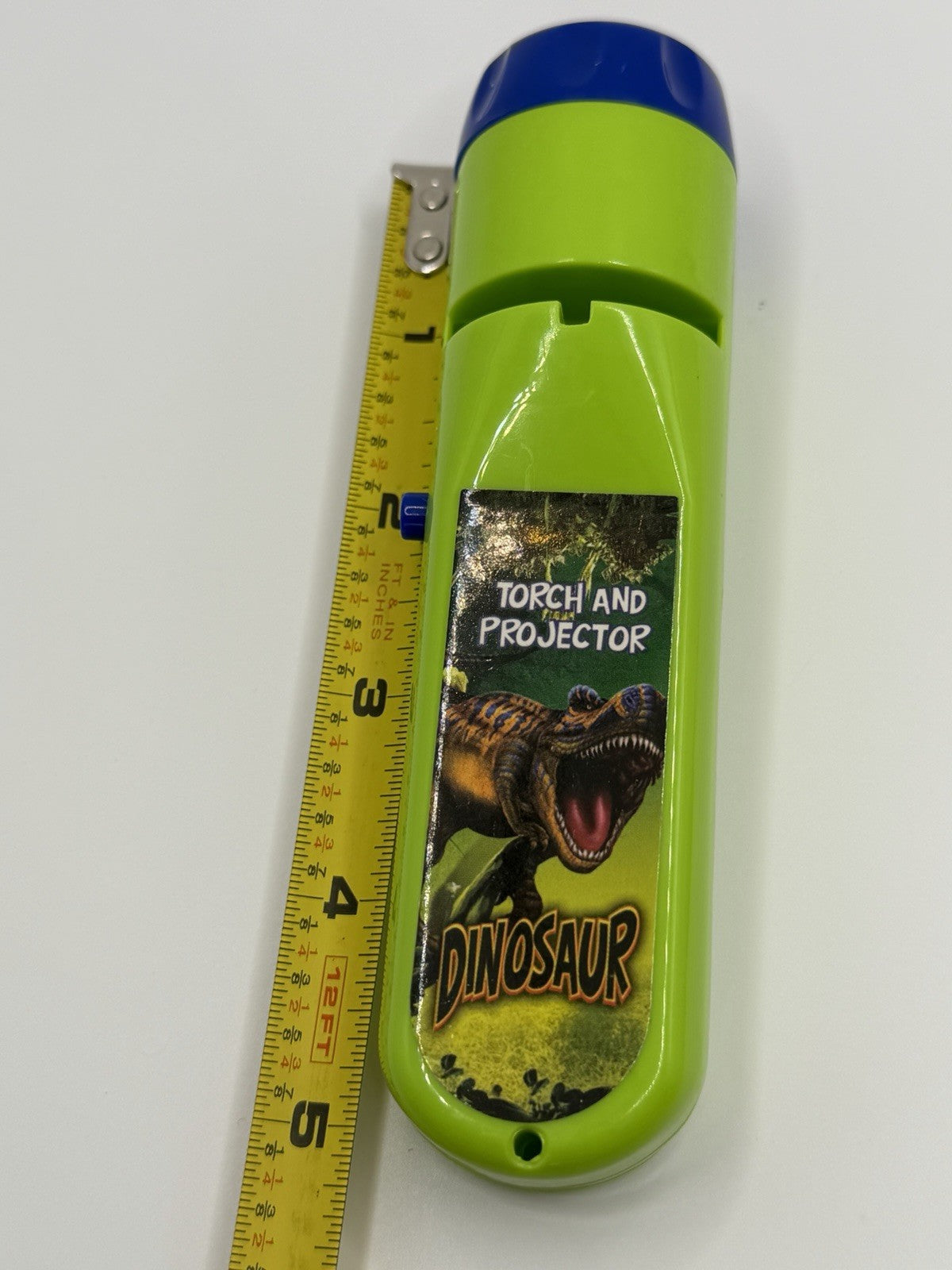 Dinosaur Torch Projector Toy 12 Image Slide Discs Kids Learning Flashlight Lamp