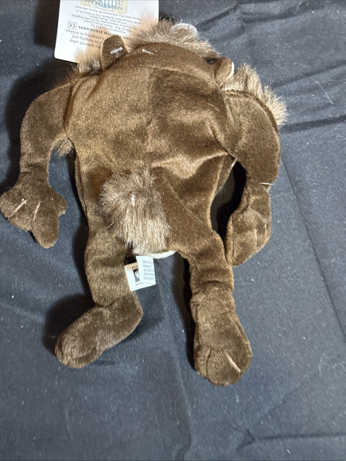 Warner Bros Studio Taz Bean Bag Plush Vintage 1998