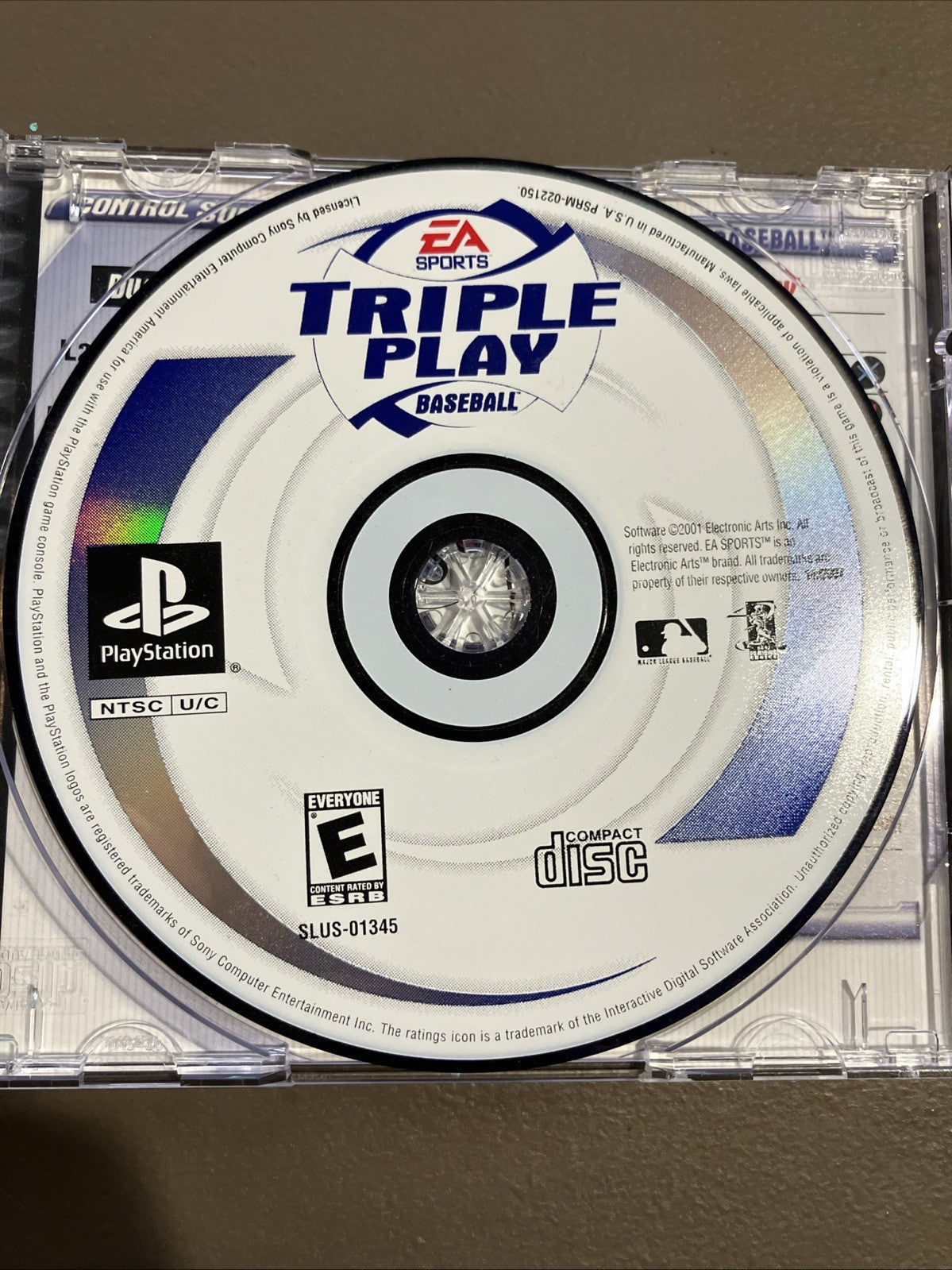 Triple Play Baseball 2001 Sony PlayStation 1 PS1 CIB Complete Game EA Sports PSX