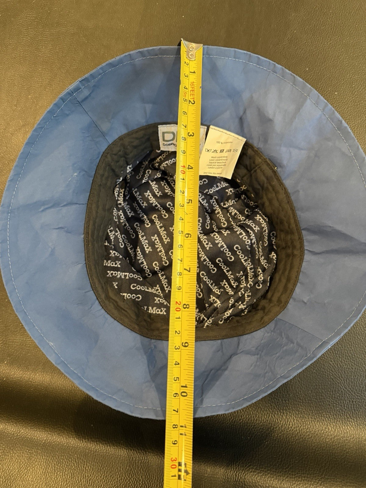 DK Doerig Kreier AG Zermatt Blue Bucket Hat CoolMax Lined Switzerland Unisex