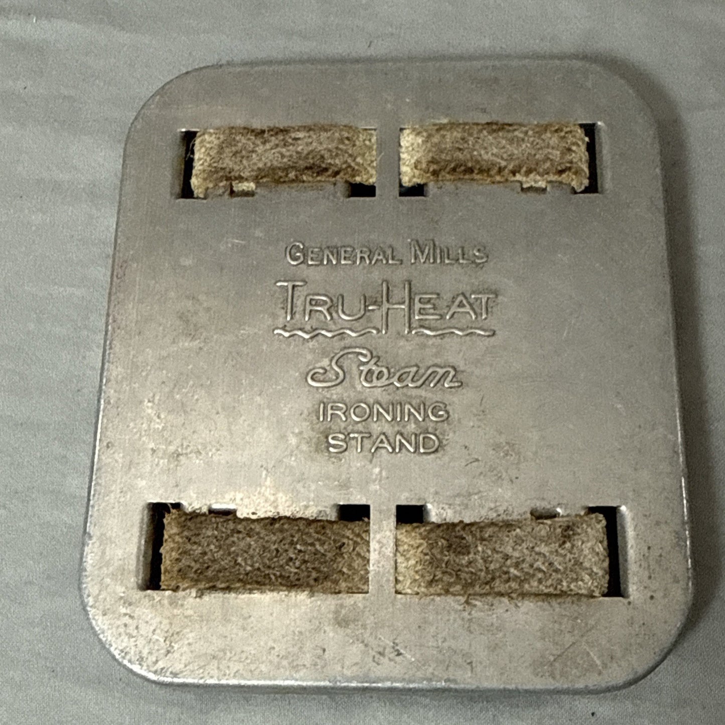 Vintage General Mills Tru Heat Steam Iron Stand Aluminum Iron Rest MCM