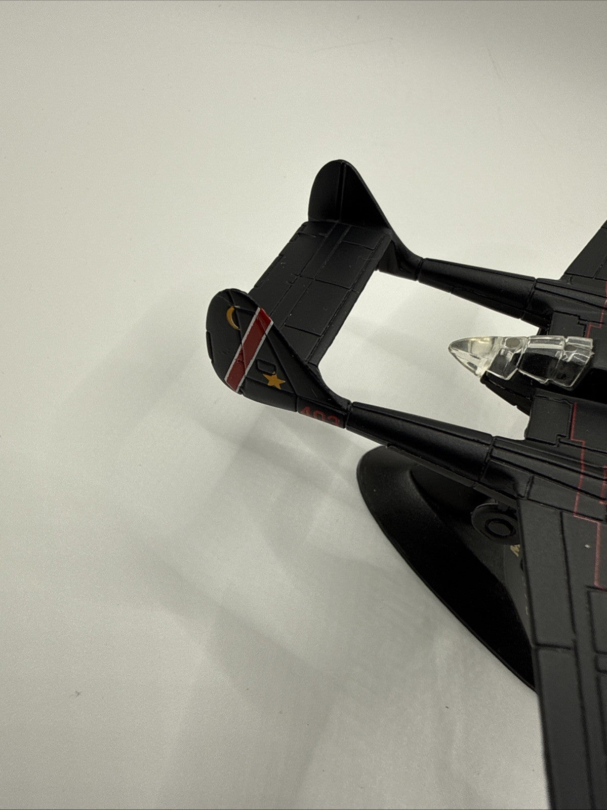 1:144 WWII USAF P 61 Black Widow Aircraft, Diecast Replica, With Maisto Stand