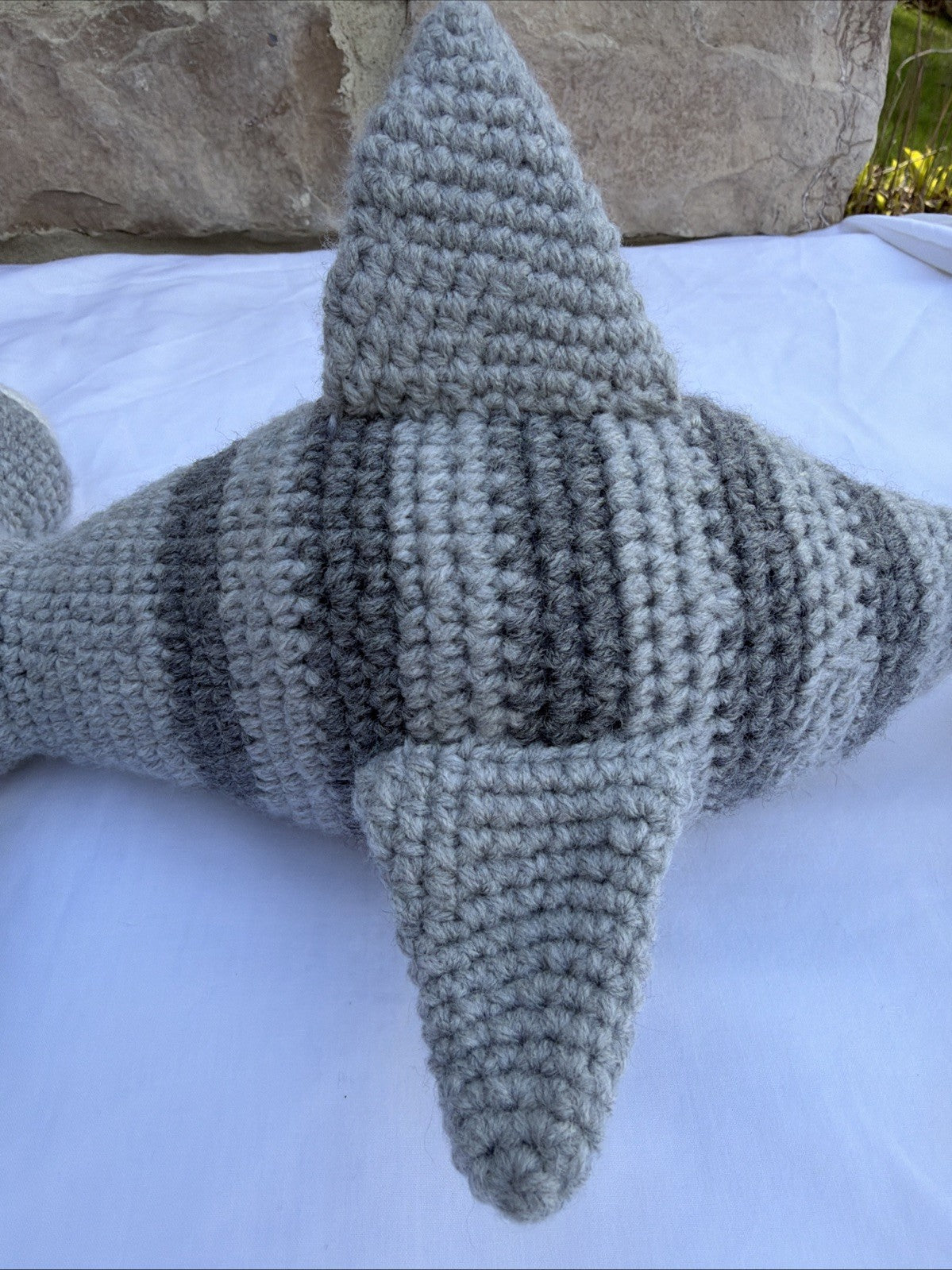 Crochet Hammerhead Shark Plush Handmade Amigurumi Soft Toy