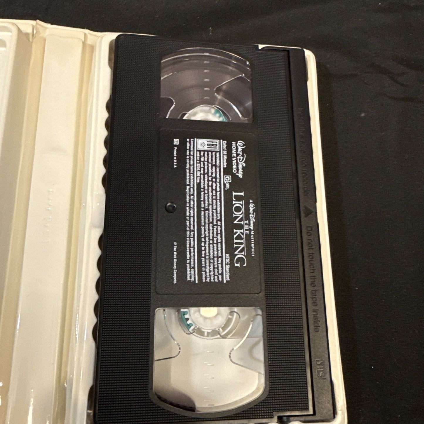 Lot Of 3 Disney VHS 101 Dalmatians Cinderella Loin King