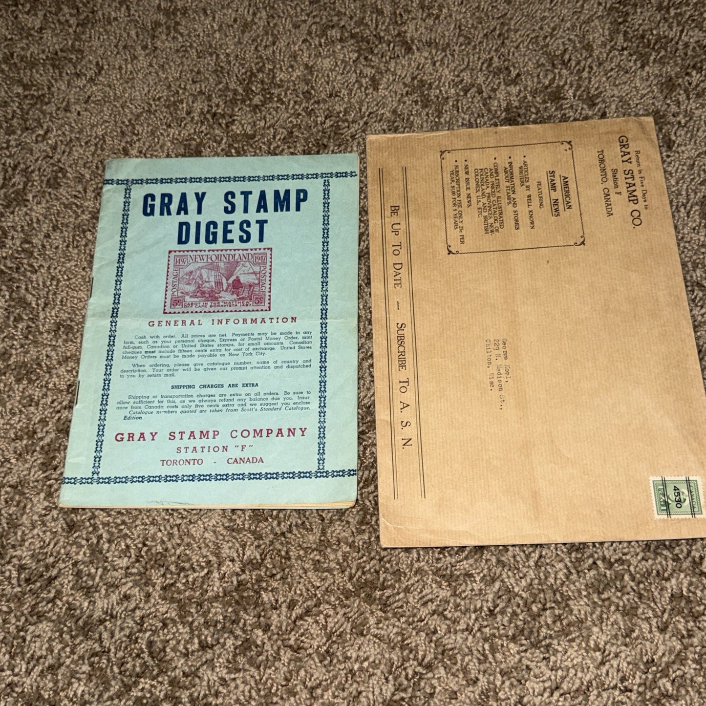 American Stamp News Stamp Finder Digest Lot 1946-1951 Philately Lot of 9