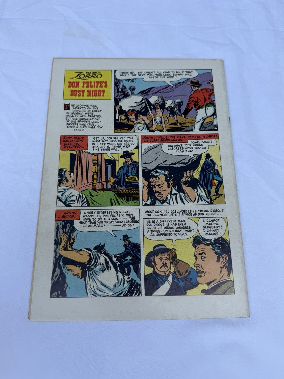 Walt Disney's Zorro #10 Dell Comics 1960 Guy Williams Photo Cover