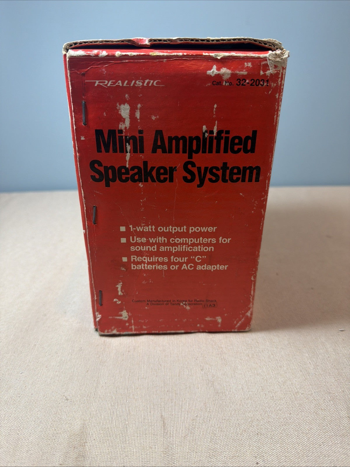 Radio Shack MPS-5 32-2031 Amplified Speaker System Vintage Portable Audio