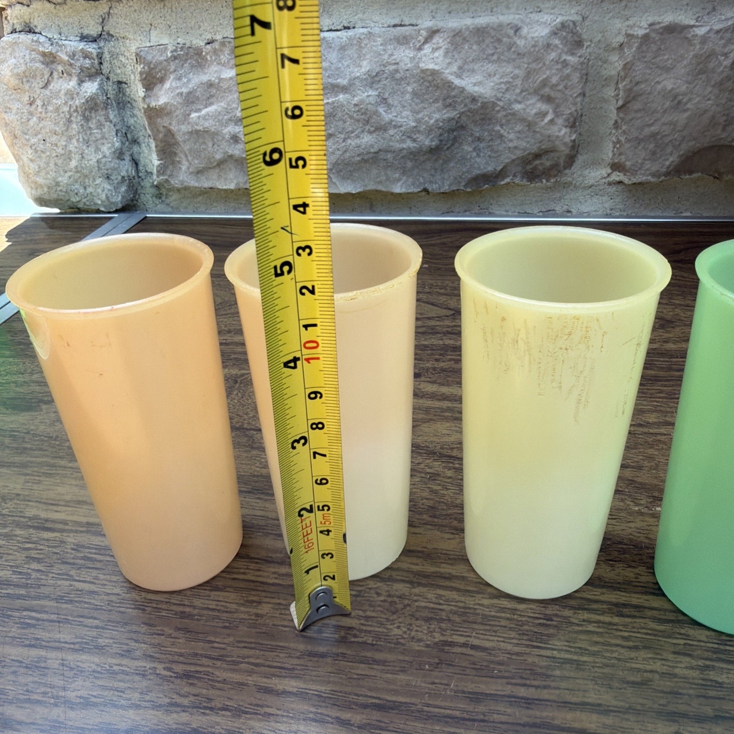 Vintage Tupperware Servalier Canisters Slimline Pitcher Tumblers Keeper Green Lo