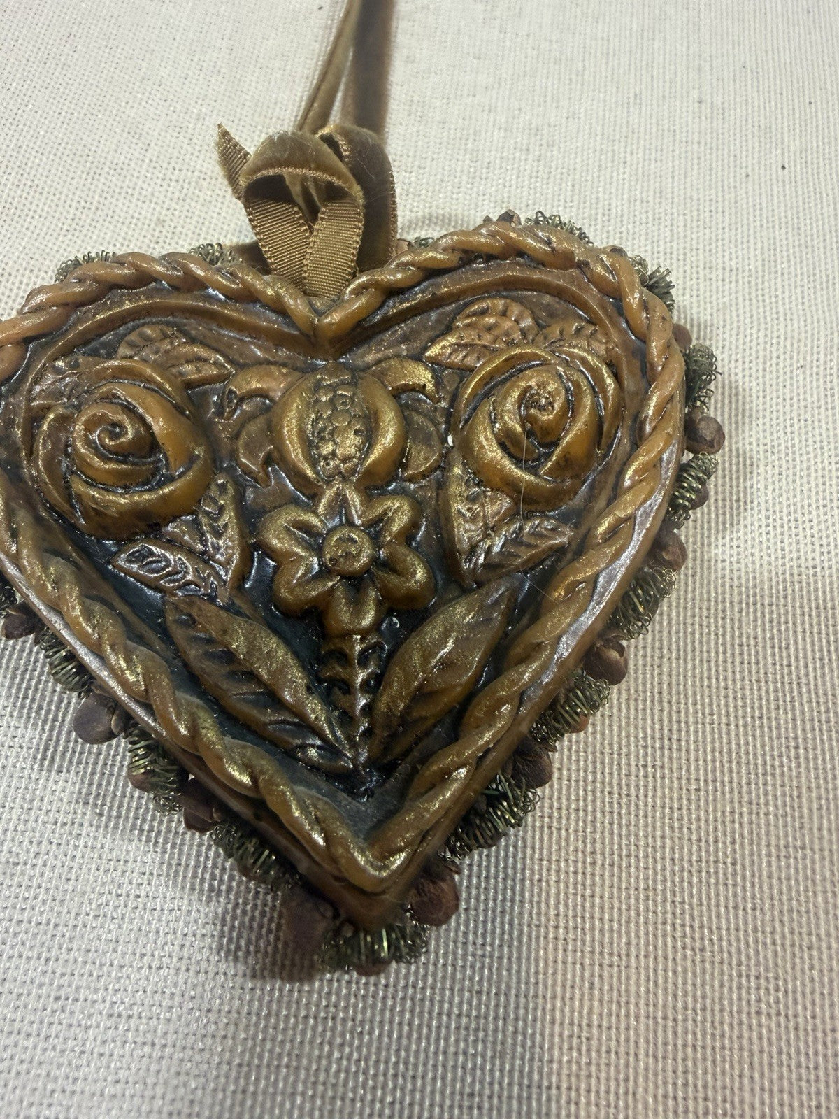 Authentic German Butter Cookie Heart Decor Handcrafted Oktoberfest Style