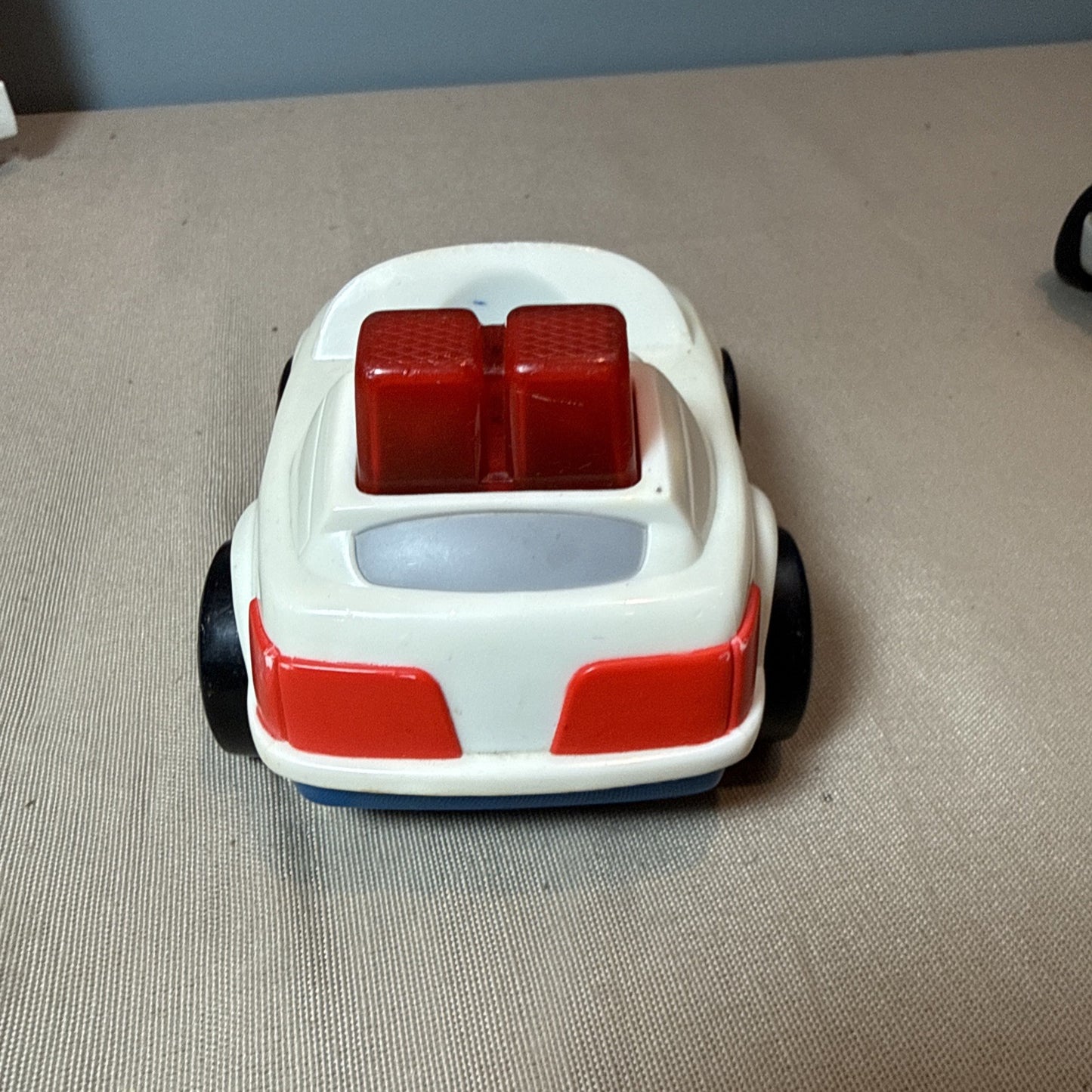Fisher Price Little People Vehicle Lot Trolley Police Car Taxi Preschool Toys
