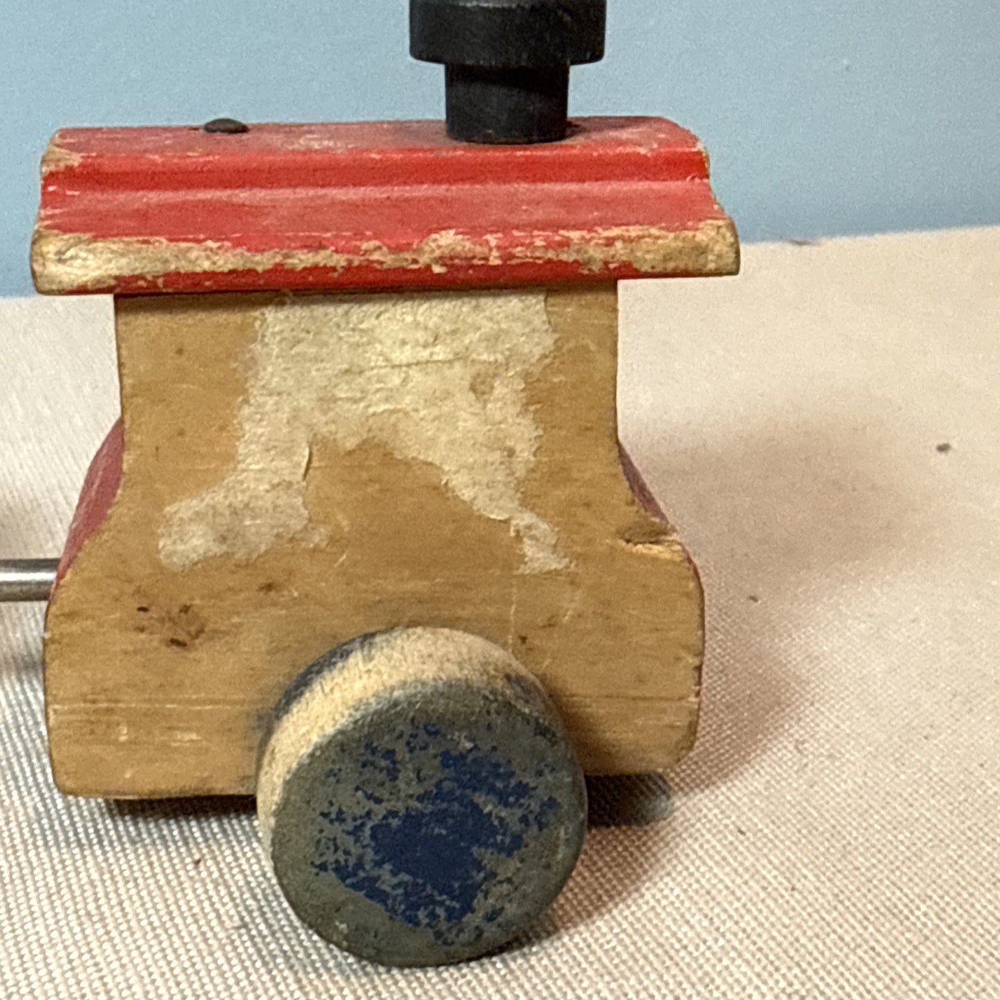 Vintage Fisher Price #215 Choo Choo Train Pull Toy 1950s Wooden Classic