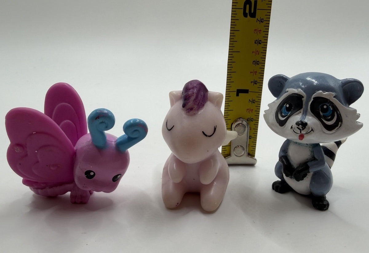 Mixed Mini Toy Figures Lot 20+ Hatchimals Shopkins Animals Creatures Kids Toys
