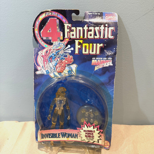 1995 ToyBiz Fantastic Four Invisible Woman Figure Marvel Sealed Vintage