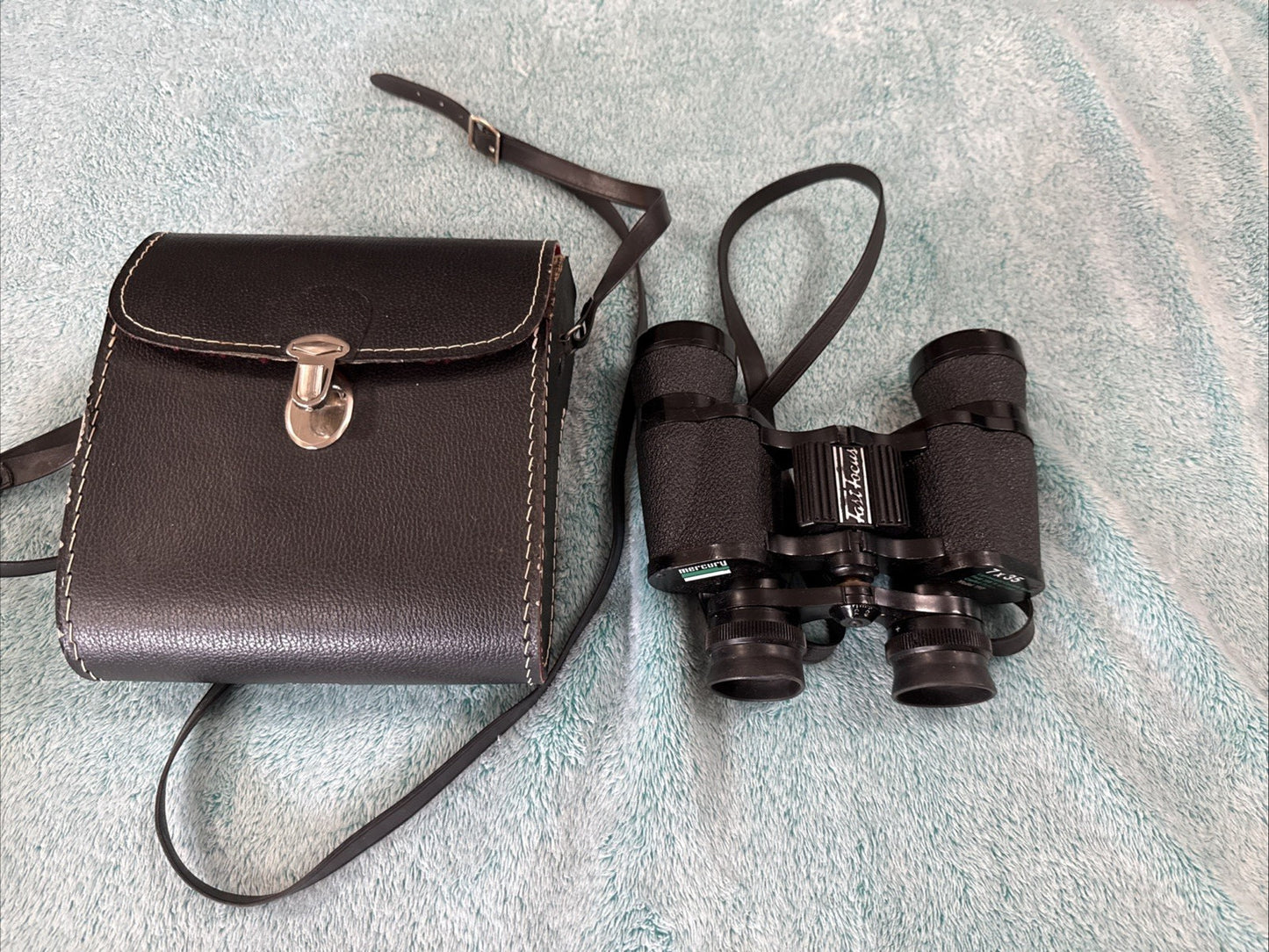 Vintage Mercury 7x35 Binoculars Model 1111 with Case 1970s E4 Tested
