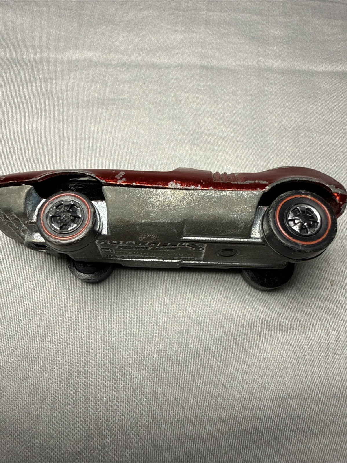 Vintage 1969 Hot Wheels Redline Peeping Bomb Red Hong Kong