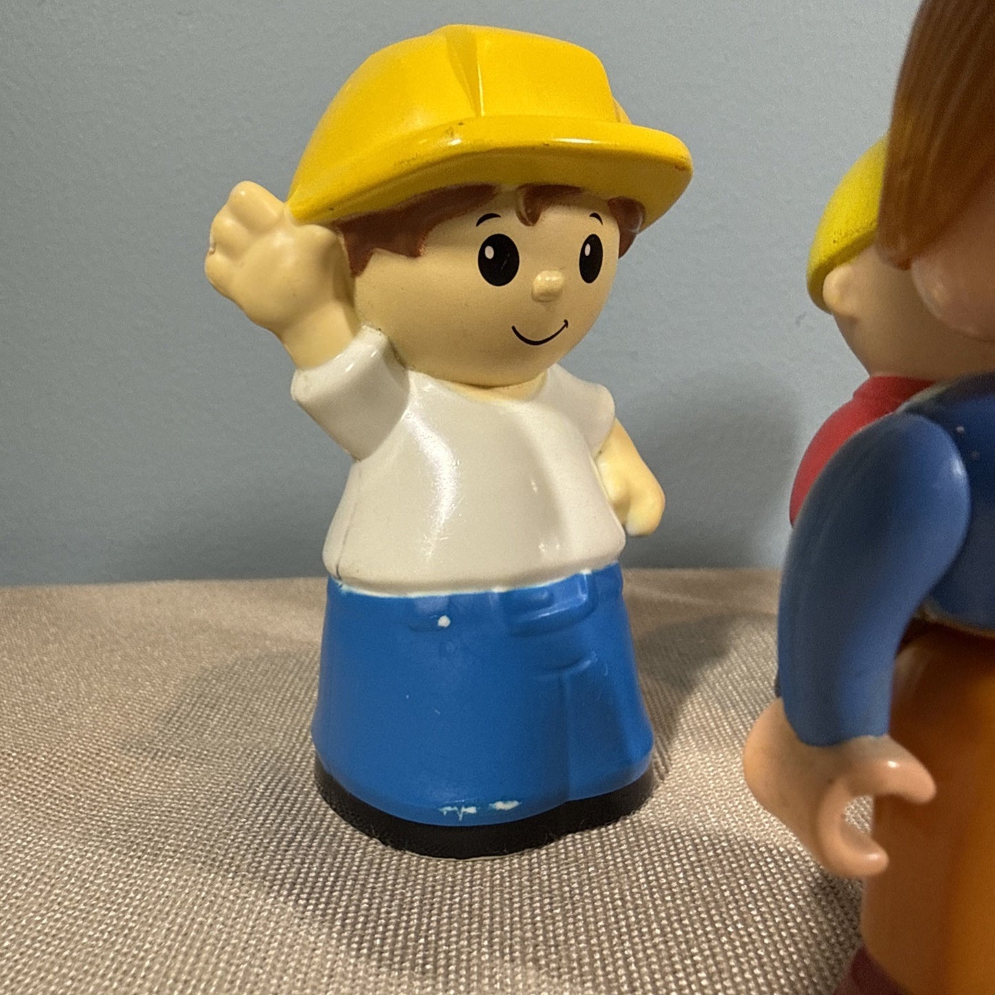 Lot Of 12 Vintage Vinyl Characters Little People Happy Land Boley Mega Bloks